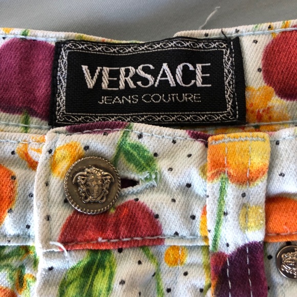 Vintage Versace Patterned Denim - Picture 7 of 8